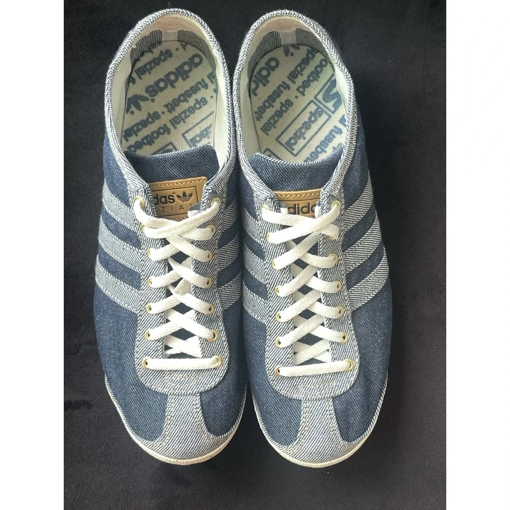 Adidas Italia Denim SPZL Sneakers Blue Bird Spezial AHP8843 Sz 8 Mens Casual